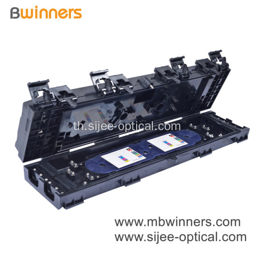 วัสดุ PC / ABS FTTH กลางแจ้ง 24 ไฟเบอร์กล่องขั้ว